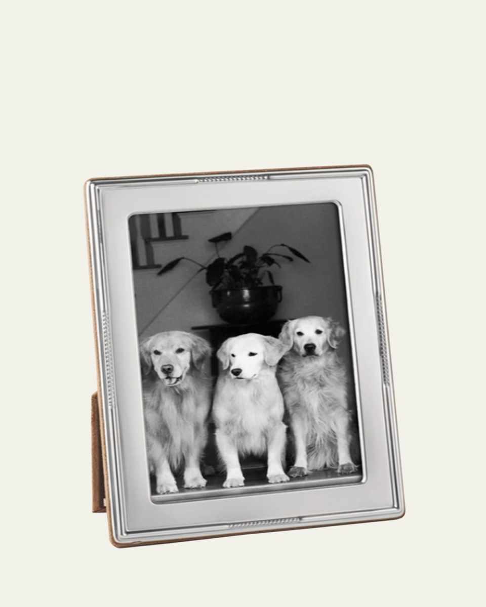 Beaded-Edge Sterling Silver 8" x 10" Picture Frame